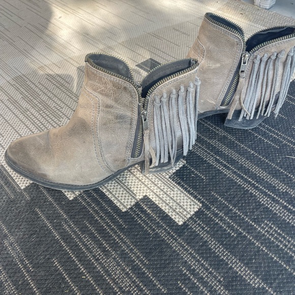 Grey fringe Corral Boots - Picture 3 of 7